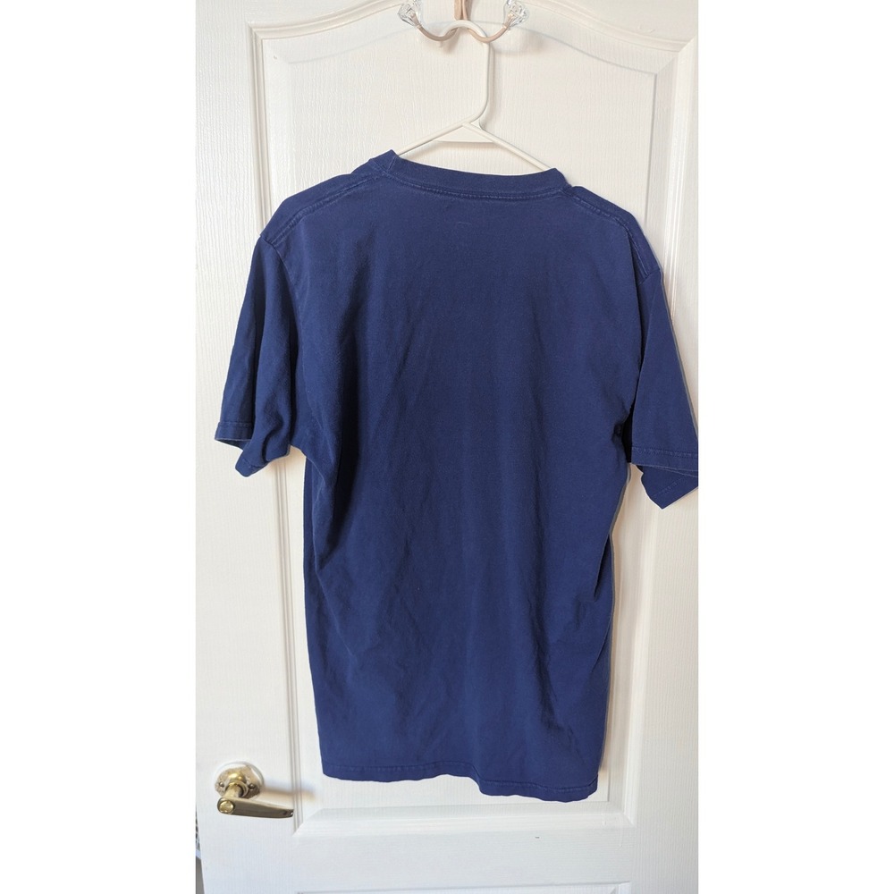 Reebok New York Giants Football T-Shirt Mens Large Blue Short Sleeve Cotton NY - Picture 5 of 5